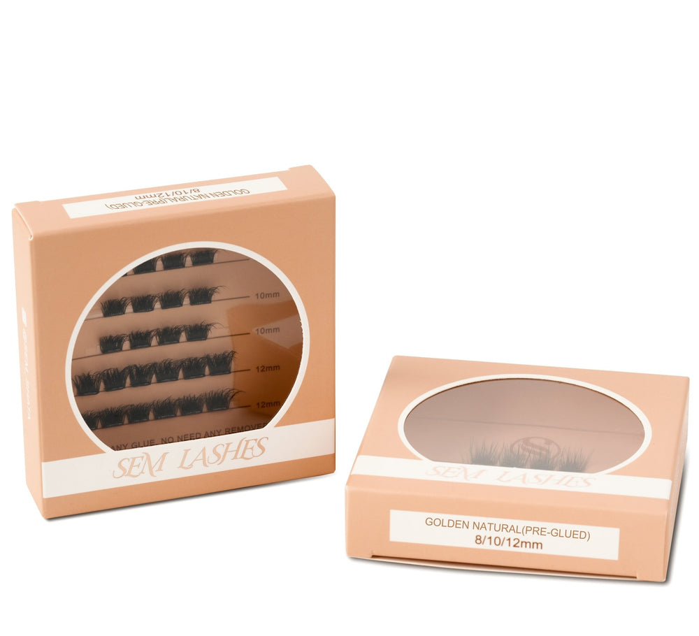 ריסים עבים ודרמטיים מסדרת Golden National - sem lashes