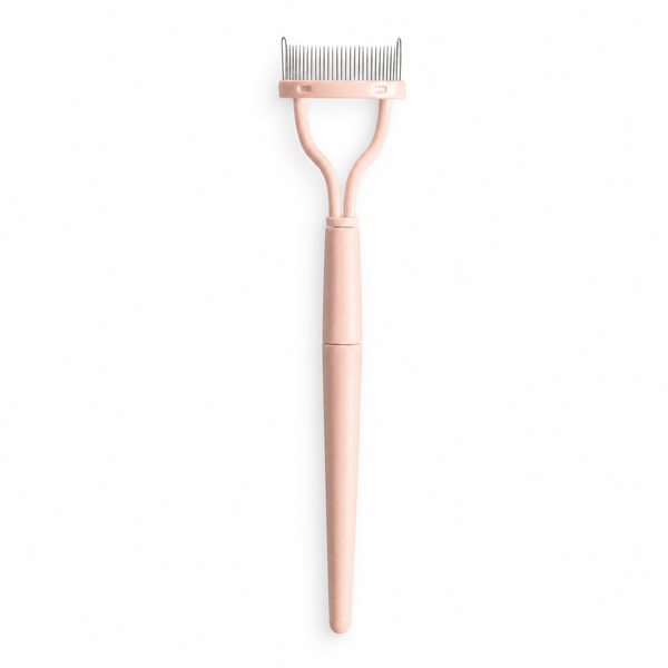 מסרק ריסים - Pink Eyelash comb - sem lashes